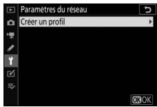 NIKON Z 50 - Z50 - Sélectionnez créer un profil. - 1