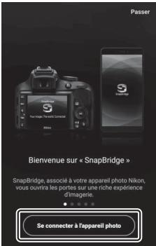 NIKON Z 50 - Z50 - Périphérique ios : démarrez l'application snapbridge. - 1