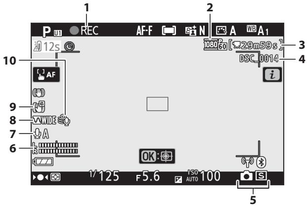 NIKON Z 50 - Z50 - Moniteur : mode vidéo - 1