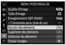 NIKON Z 50 - Z50 - Sélectionner ajouter des éléments. - 1