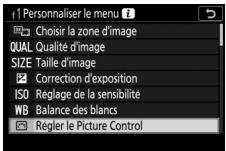 NIKON Z 50 - Z50 - Personnalisation du menu i - 3