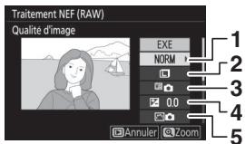 NIKON Z 50 - Z50 - Choisissez les réglages des copies JPEG. - 1