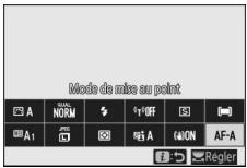 NIKON Z 50 - Z50 - Choix d'un mode de mise au point - 1