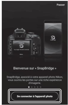NIKON Z 50 - Z50 - Périphérique android : démarrez l'application snapbridge. - 1