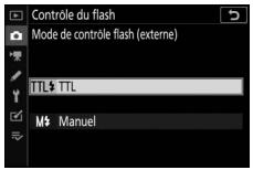 NIKON Z 50 - Z50 - Mode de contrôle du flash - 1