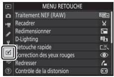 NIKON Z 50 - Z50 - Menu retouche : création de copies retouchées - 1
