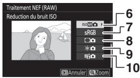 NIKON Z 50 - Z50 - Choisissez les réglages des copies JPEG. - 2