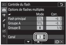 NIKON Z 50 - Z50 - : Réglez les paramètres du flash principal. - 2