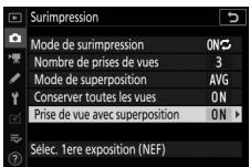 NIKON Z 50 - Z50 - Choisissez si vous souhaitez afficher l'avancement à l'écran. - 1
