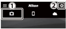 NIKON Z 50 - Z50 - Périphérique mobile : démarrez l'application snapbridge. - 2