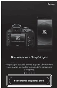 NIKON Z 50 - Z50 - Périphérique mobile : démarrez l'application snapbridge. - 1