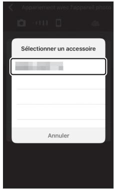 NIKON Z 50 - Z50 - Périphérique ios : sélectionnez un accessoire. - 1