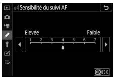 NIKON Z 50 - Z50 - G4 : sensibilité du suivi AF - 1