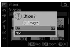 NIKON Z 50 - Z50 - Effacez les images sélectionnées. - 1
