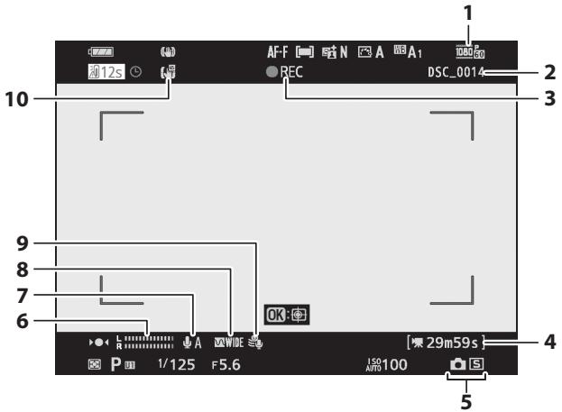 NIKON Z 50 - Z50 - Viseur : mode vidéo - 1