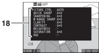 NIKON Z 50 - Z50 - Données de prise de vue, page 3 (picture control) - 1