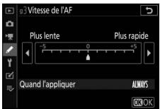 NIKON Z 50 - Z50 - G3 : vitesse de l'af - 1