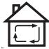 IKEA NYTTIG FIL 559 (900.279.72) - Recirculation mode (see symbol - 1