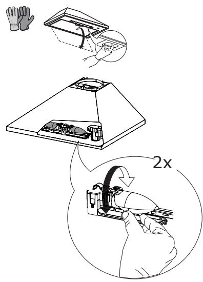 IKEA RYTMISK (703.893.42) - Auswechseln der Lampen - 1