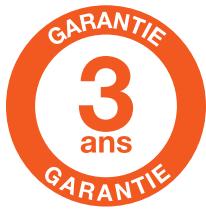 GARANTIE 3 ans GARANTIE