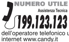 CANDY CMXG 20D W - UN SOLO NUMERO TELEFONICO PER OTTENERE ASSISTENZA. - 1
