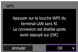 CANON EOS M100 - Sélectionnez [connexion avec WPS] - 3