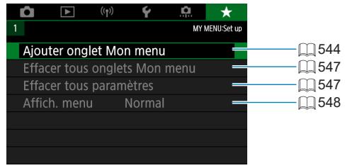 CANON EOS M100 - - Réinitialisation des réglages [personnaliser les touches] et [personnaliser les molettes] - 1