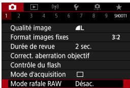 CANON EOS M100 - Mode rafale RAW - 1