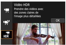 CANON EOS M100 - Mode vidéo HDR - 3