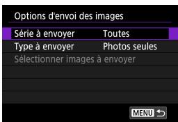 CANON EOS M100 - Sélectionnez [envoi auto images à ordinateur]. - 2