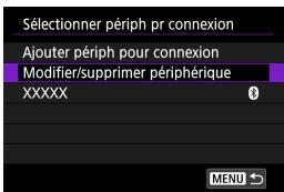 CANON EOS M100 - Sélectionnez [□ connexion au smartphone]. - 1