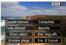 CANON EOS M100 - Envoi d'images qui correspondent à des critères de recherche - 2