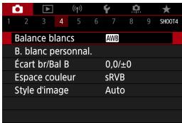 CANON EOS M100 - [AWB] balance des blancs automatique - 1