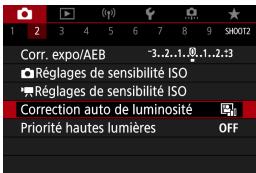 CANON EOS M100 - Correction automatique de luminosité - 1
