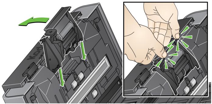 KODAK I3300 - Adjusting the pre-separation roller tension - 2