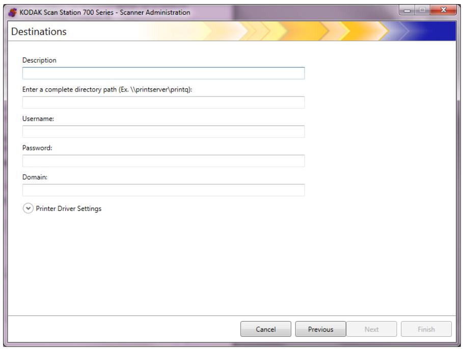 KODAK I3300 - Setting up a print server printer destination - 1