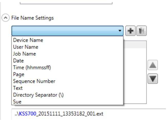 KODAK I3300 - Index Template Settings screen - 6