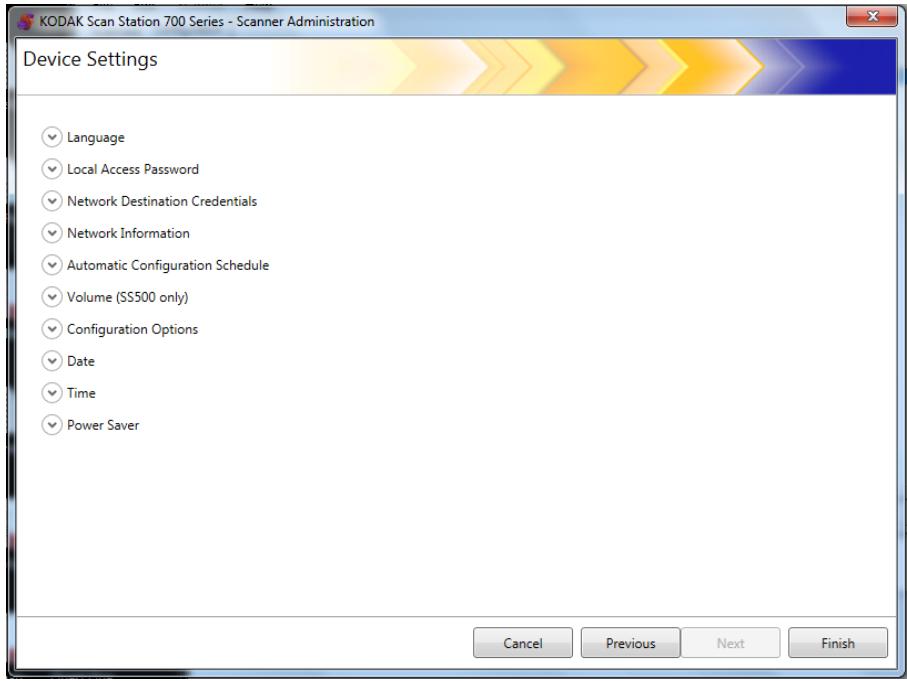 KODAK I3300 - Configuring your device options - 1