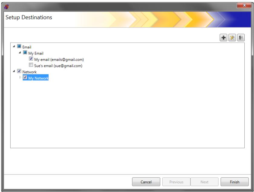 KODAK I3300 - Setting up a network destination - 2