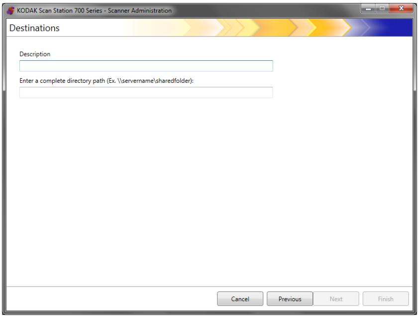 KODAK I3300 - Setting up a network destination - 1