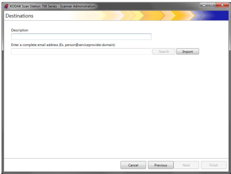 KODAK I3300 - Setting up a email destination - 1