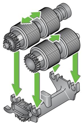 KODAK I3300 - Replacing the feed module and tires - 5