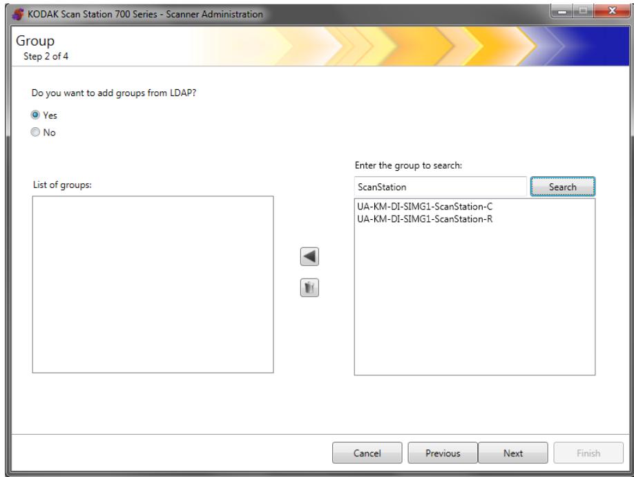 KODAK SCANSTATION 730EX - Adding Active Directory groups - 1