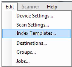 KODAK SCANSTATION 730EX - Creating an index template - 1
