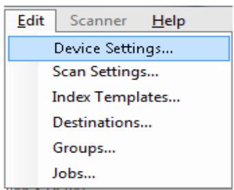 KODAK SCANSTATION 730EX - Device Settings - 1