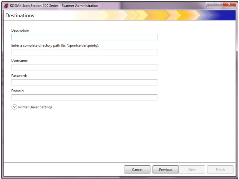 KODAK SCANSTATION 730EX - Setting up a shared workgroup printer destination - 1