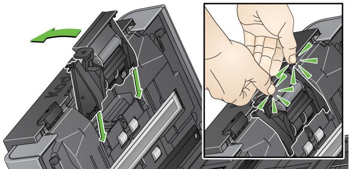 KODAK SCANSTATION 730EX - Adjusting the pre-separation roller tension - 2