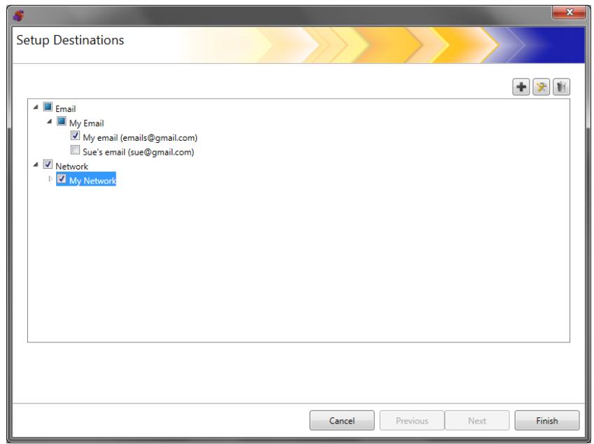 KODAK SCANSTATION 730EX - Setting up a network destination - 2