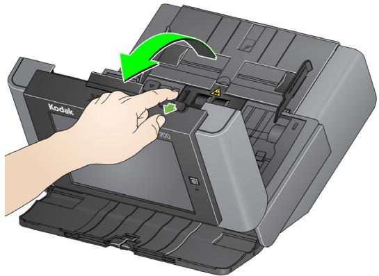 KODAK SCANSTATION 730EX - Opening the Scan Station cover - 2