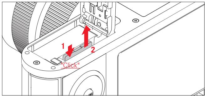 LEICA M TYPE 246 - Geheugenkaart verwijderen - 1